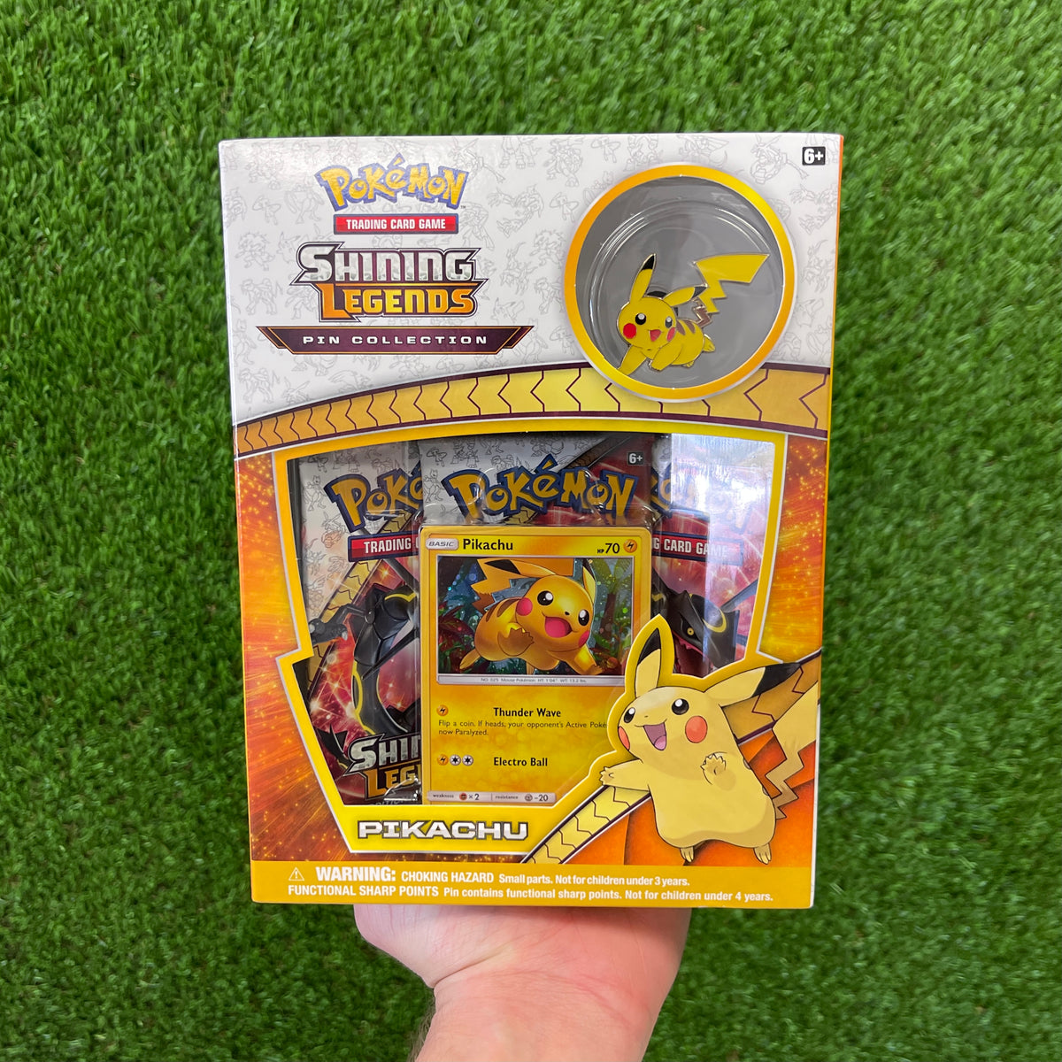 Pokemon Shining Legends Pikachu Pin Box