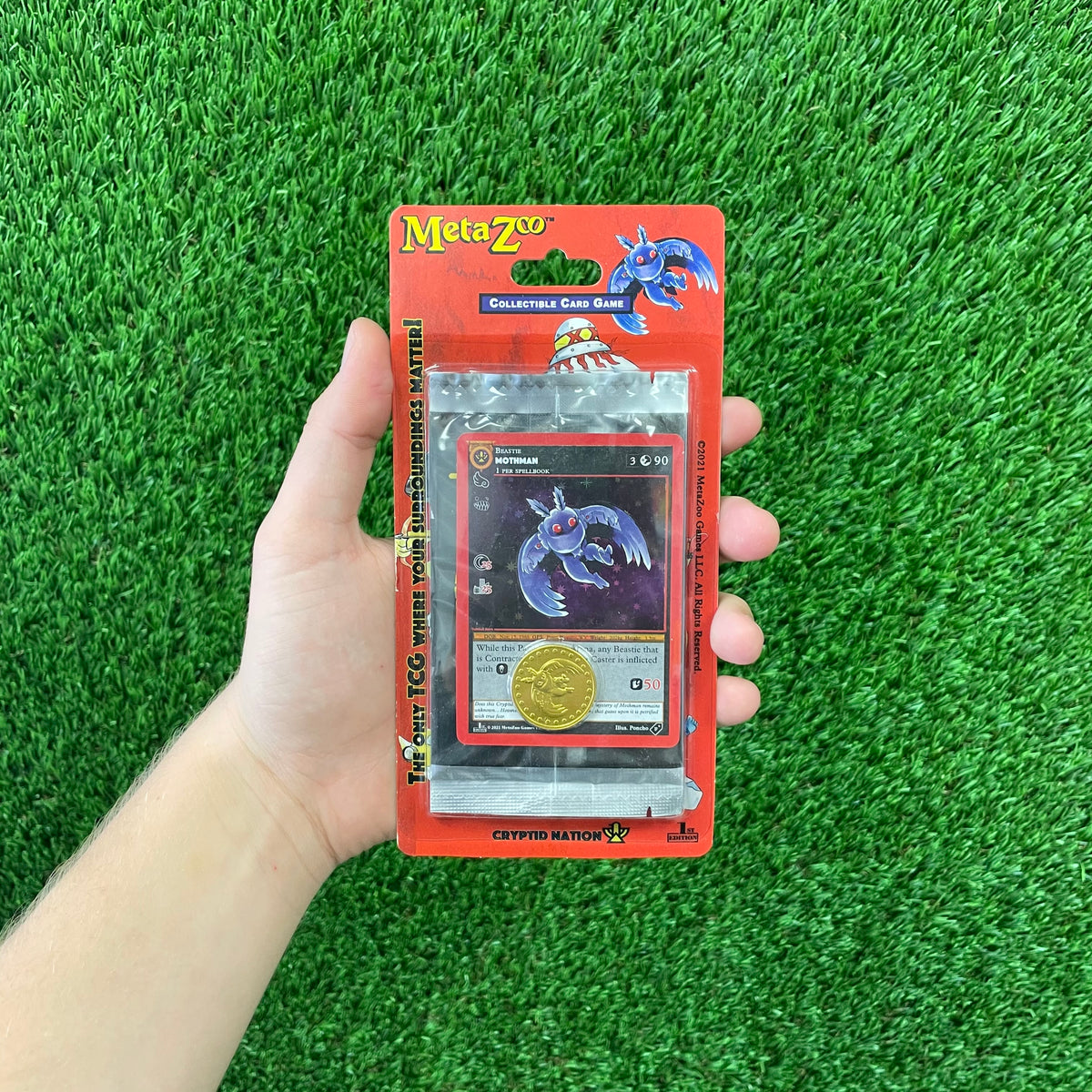 MetaZoo TCG Cryptid Nation Carded Blister Pack (1) (First Edition)
